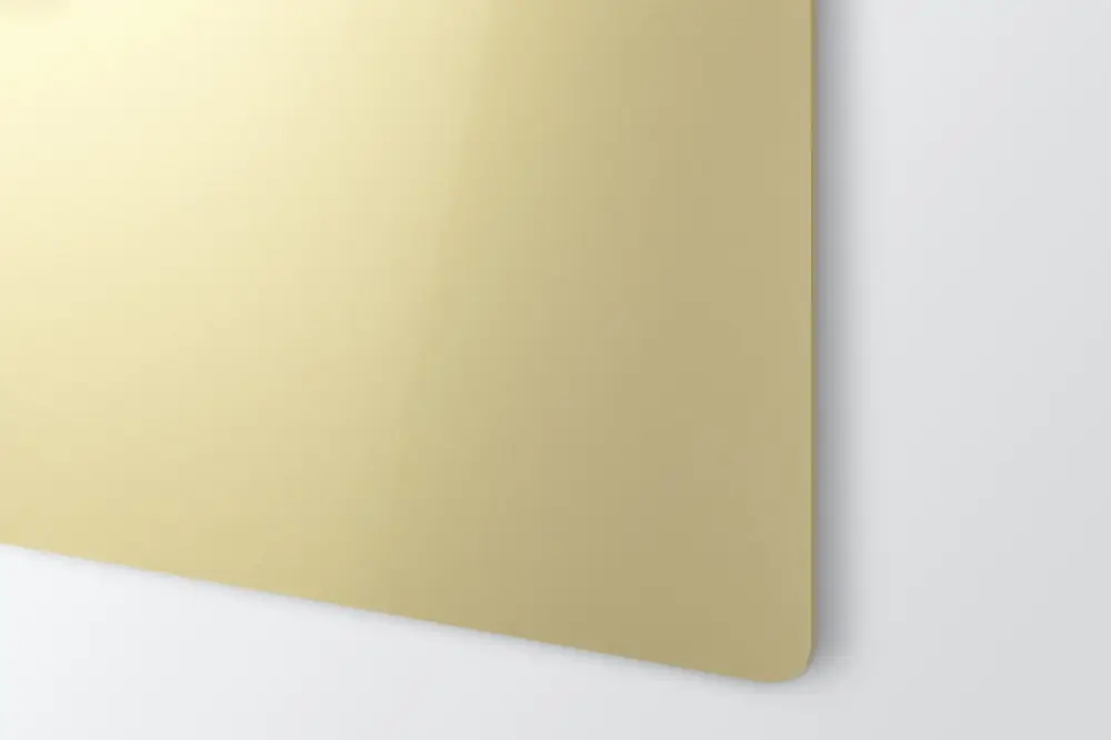 AlumaMark Satin Guld anodiserad aluminium för svart lasergravyr