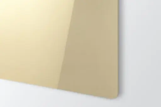 AlumaMark Spegel Guld anodiserad aluminium för svart lasergravyr