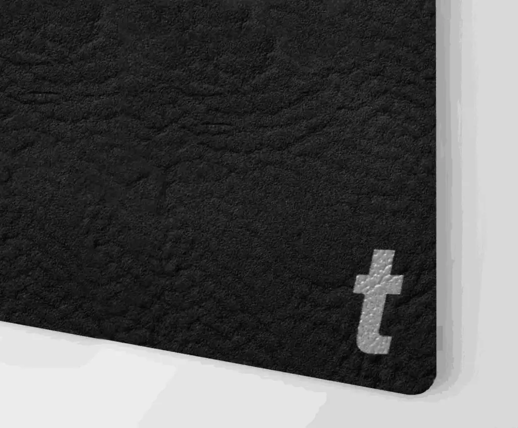 Lädermaterial för lasergravyr - Svart/Silver - Beställ online!