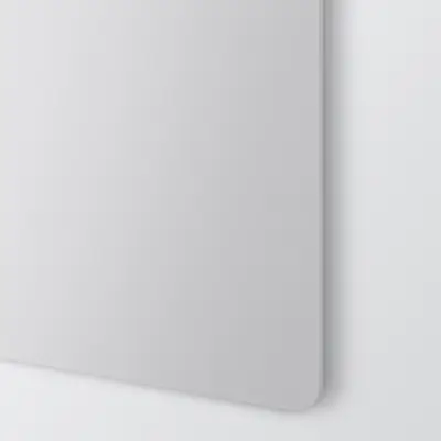 Anodiserad aluminium standard natur 1000 x 500 mm för gravyr