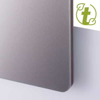 Akrylskiva - TroGlass Metallic Antracit Silver- Passar utmärkt för skyltproduktion och dekorpaneler med laser eller fräs.