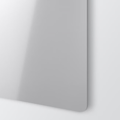 Anodiserad aluminium glansig satin silver 1000 x 500 mm för gravyr