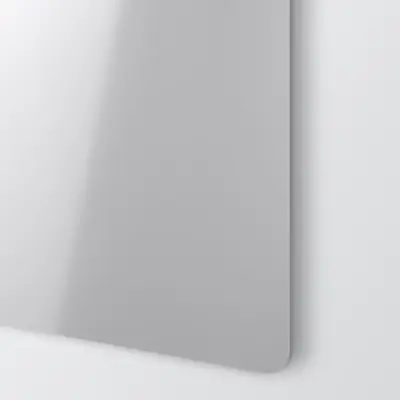 Anodiserad aluminium glansig satin silver 1000 x 500 mm för gravyr