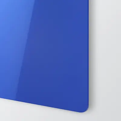 Anodiserad aluminium glansig blå 1000 x 500 mm för gravyr