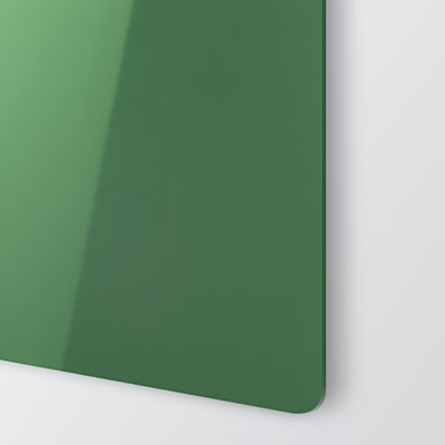 Anodiserad aluminium glansig grön 1000 x 500 mm för gravyr