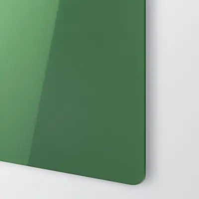 Anodiserad aluminium glansig grön 1000 x 500 mm för gravyr