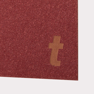 Laserpapper Metallic Röd - Anpassat för lasergravering och laserskärning