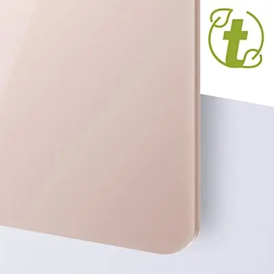 Akrylskiva - TroGlass Duo Pastel Nude- Passar utmärkt för skyltproduktion och dekor med laser eller fräs.