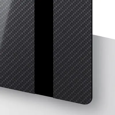 Laserfolié - TroLase Foil Kolfiber/svart. Perfekt för lasergravyr och laserskärning