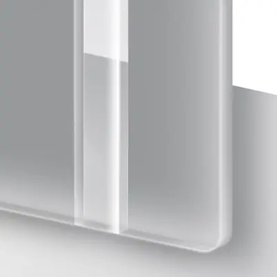 Plastskivor - TroLase Reverse Silver - Perfekt för att laserskära och lasergravera skyltar