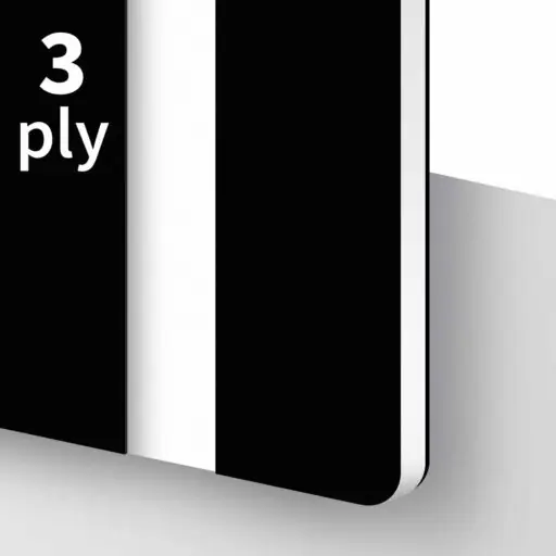 Plastskiva TroLase 3-ply Svart/Vit/Svart- perfekt för lasergravering och skärning av skyltar.
