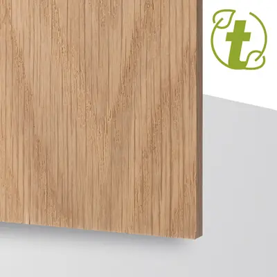 Massiv träskiva i ek – TroWood Solid Premium, kvistfri och laseranpassad med matt finish
