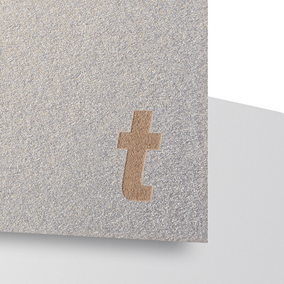 Laserpapper Metallic Krom - Anpassat för lasergravering och laserskärning