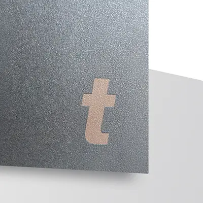 Laserpapper Metallic Zink - Anpassat för lasergravering och laserskärning