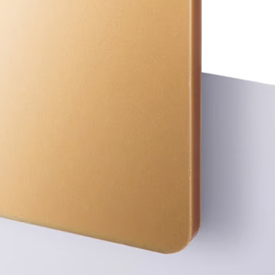 Akrylskiva - TroGlass Metallic Guld- Passar utmärkt för skyltproduktion och dekorpaneler med laser eller fräs.