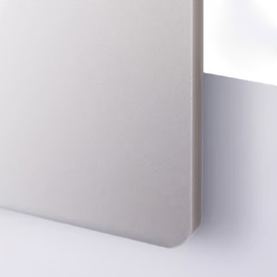 Akrylskiva - TroGlass Metallic Silver- Passar utmärkt för skyltproduktion och dekorpaneler med laser eller fräs.
