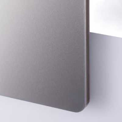 Akrylskiva - TroGlass Metallic Antracit Silver- Passar utmärkt för skyltproduktion och dekorpaneler med laser eller fräs.