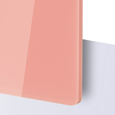 Akrylskiva - TroGlass Duo Pastel Rosa - Passar utmärkt för skyltproduktion och dekor med laser eller fräs.