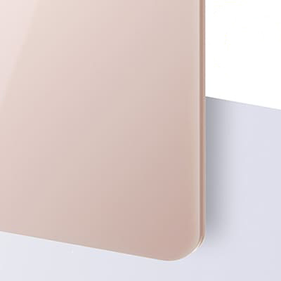 Akrylskiva - TroGlass Duo Pastel Nude- Passar utmärkt för skyltproduktion och dekor med laser eller fräs.