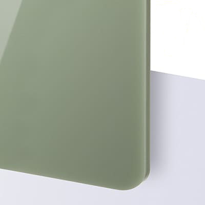 Akrylskiva - TroGlass Duo Pastel Oliv - Passar utmärkt för skyltproduktion och dekor med laser eller fräs.
