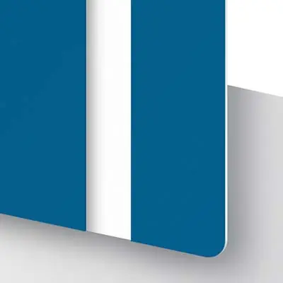 Laserfolié - TroLase Foil blå/vit. Perfekt för lasergravyr och laserskärning
